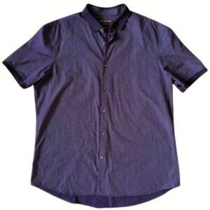 Michael Kors Slim Fit Blue Button-Down Shirt -Like New